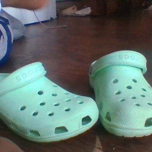 Mint Crocs!